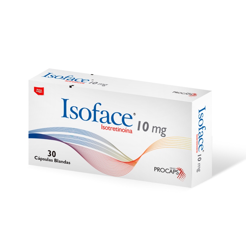 ISOFACE 10 MG 30 CAPSULAS(A)(3%+)(PAE)