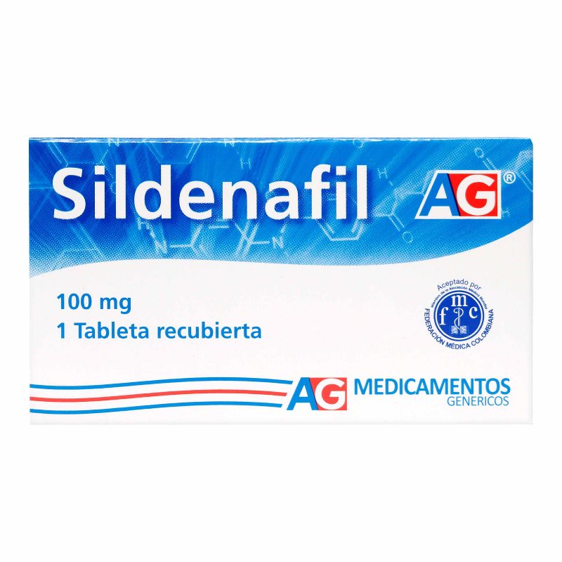 SILDENAFIL 100 MG 1 TABLETAS AG