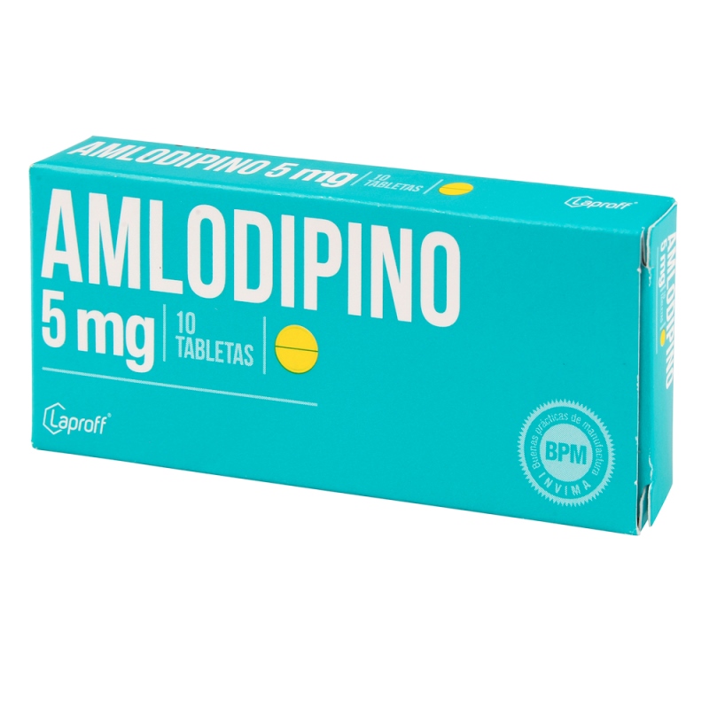 AMLODIPINO 5 MG 10 TABLETAS LP - Imagen 2