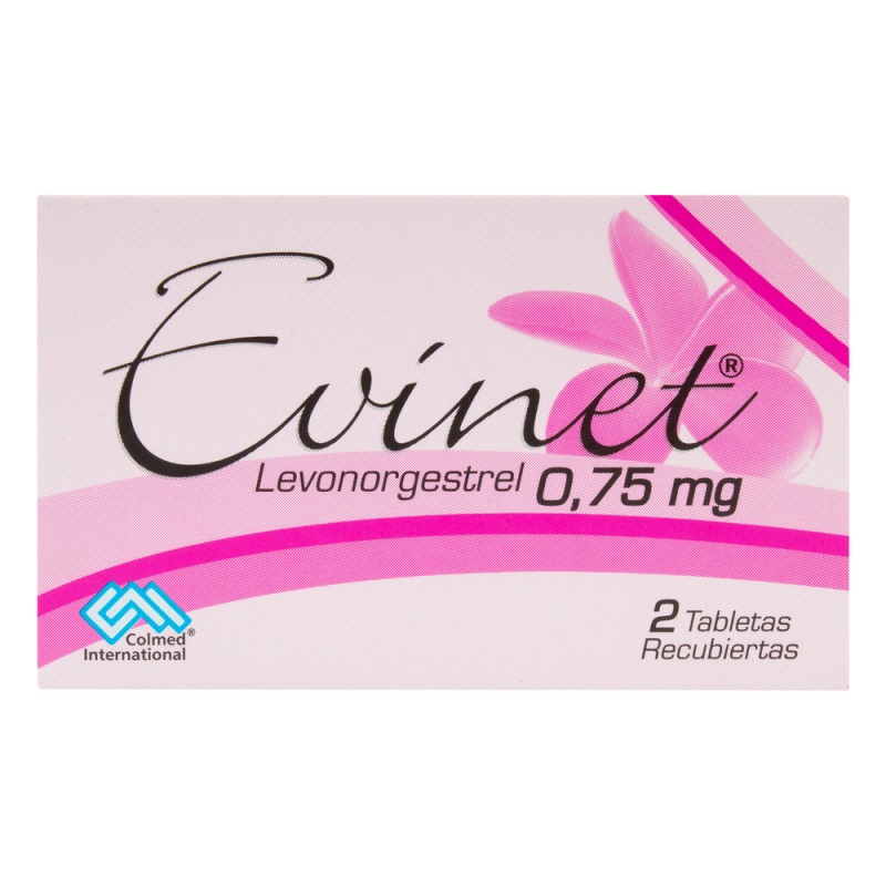 EVINET 0.75 MG 2 TABLETAS(P)17415