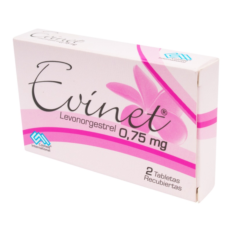 EVINET 0.75 MG 2 TABLETAS(P)17415 - Imagen 2