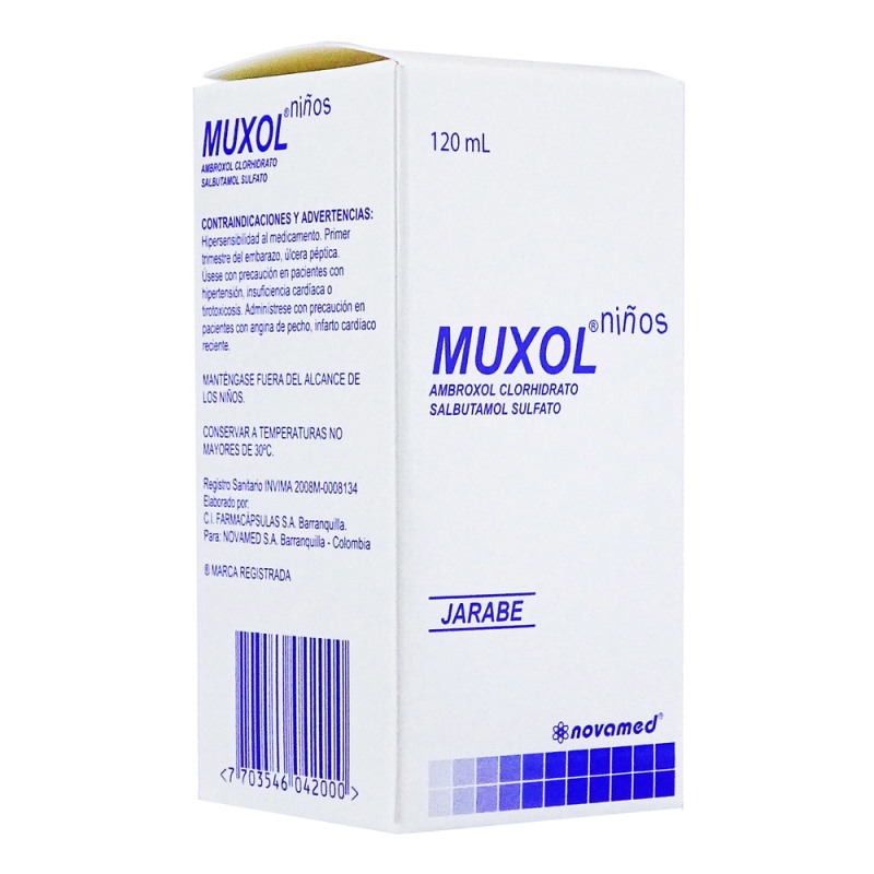 MUXOL NINOS JARABE 120 ML - Imagen 2