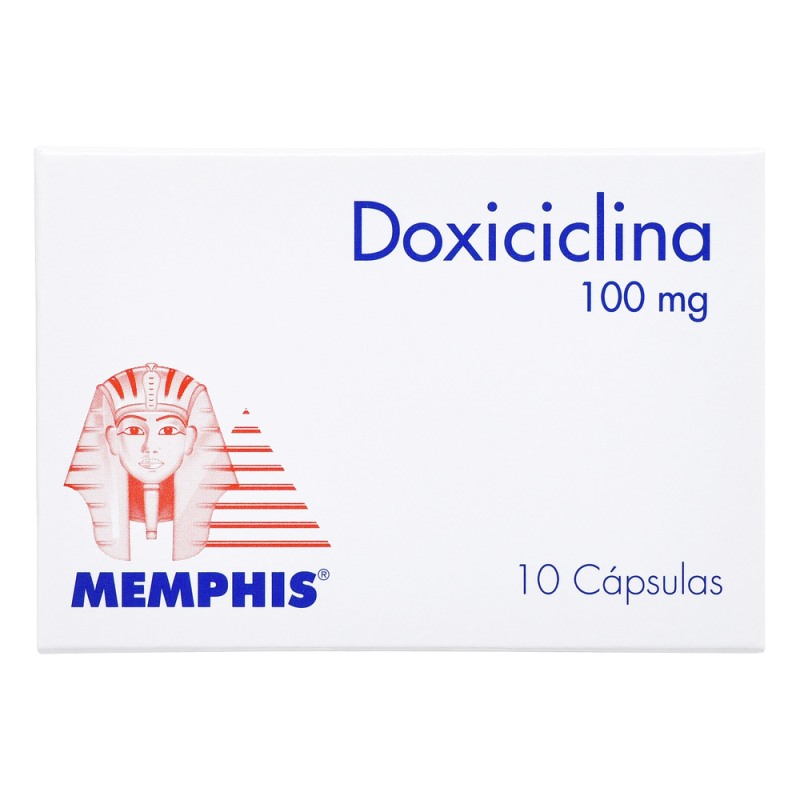 DOXICICLINA 100 MG 10 TBS MP