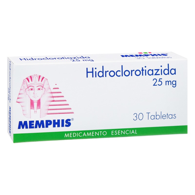HIDROCLOROTIAZIDA 25 MG 30 TBS MP