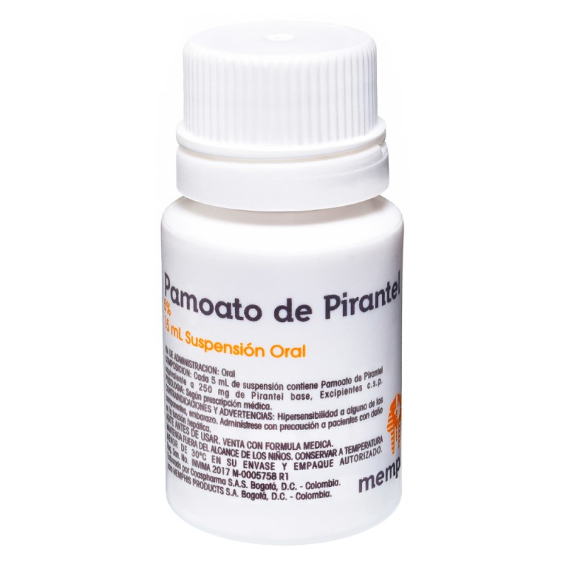 PAMOATO PIRANTEL SUSP 15 ML MP - Imagen 2