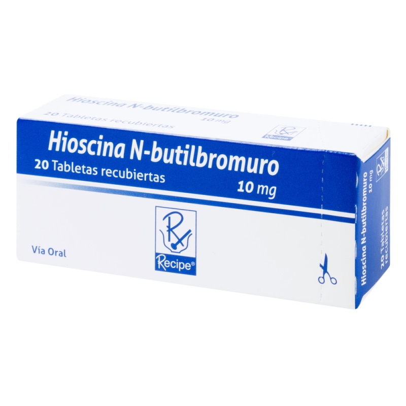 HIOSCINA N-BUTIL BROMURO 10 MG 20 TBS RC - Imagen 2