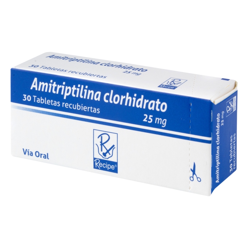 AMITRIPTILINA 25 MG 30 TABLETAS RC - Imagen 2