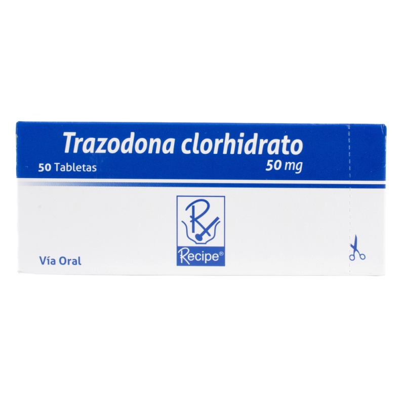 TRAZODONA 50 MG 50 TABLETAS RC