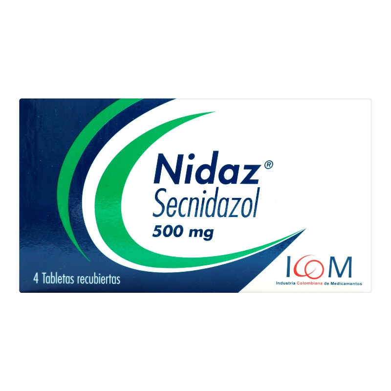 NIDAZ 500 MG 4 TBS ICOM