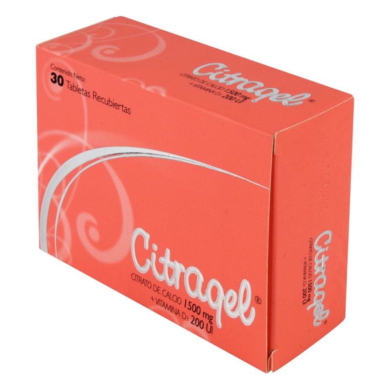 CITRAGEL 1500 MG/200 UI 30 TBS RECUBIER. - Imagen 2