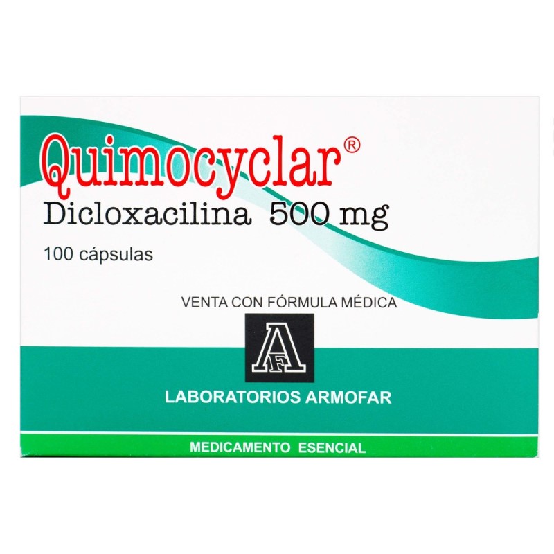 QUIMOCYCLAR 500 MG 100 CAPSULAS