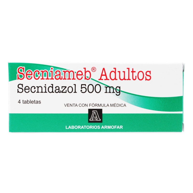 SECNIAMEB ADULTOS 500 MG 4 TBS