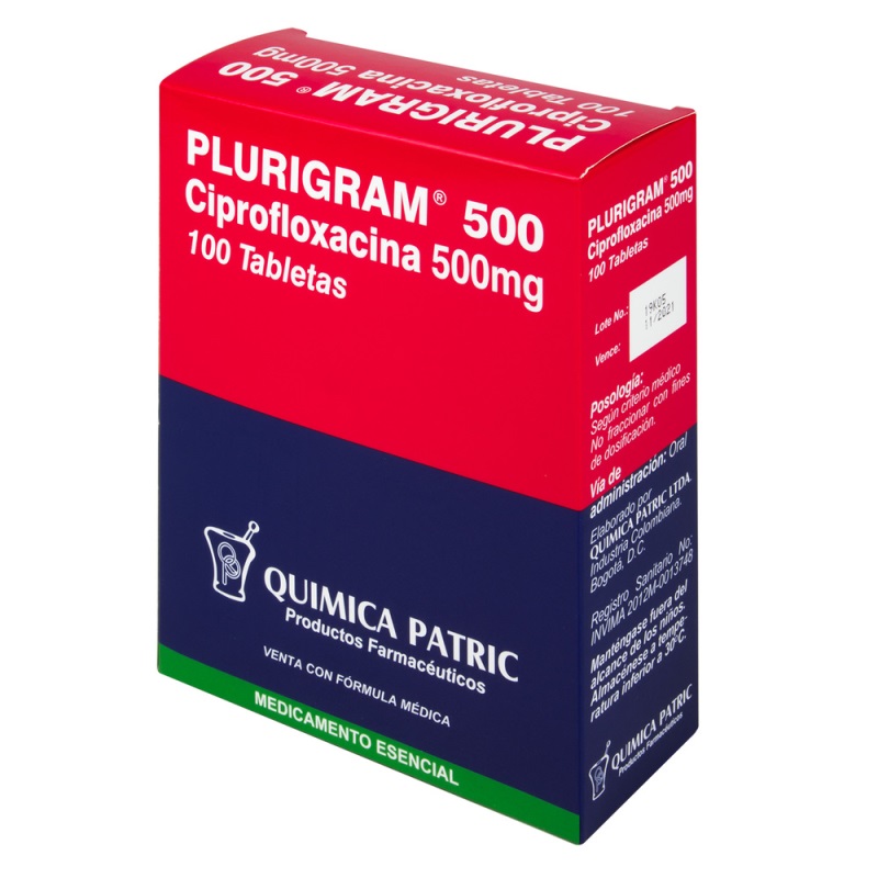 PLURIGRAM 500 MG 100 TABLETAS - Imagen 2