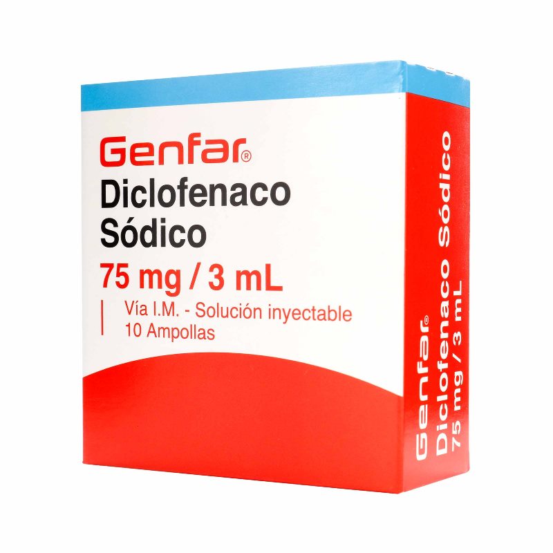 DICLOFENACO 75 MG 10 AMPOLLAS GF - Imagen 2