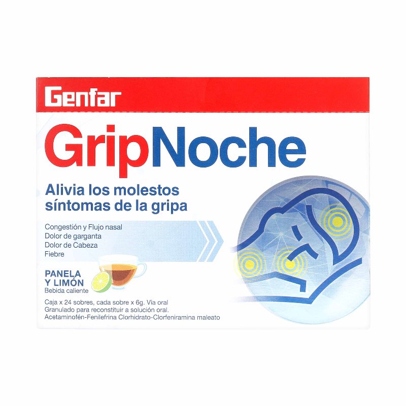 GENFARGRIP 24 SOBRES NOCHE GF