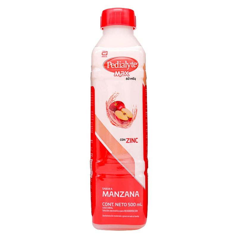 PEDIALYTE ZINC 60 MANZANA 500 ML(PDC)