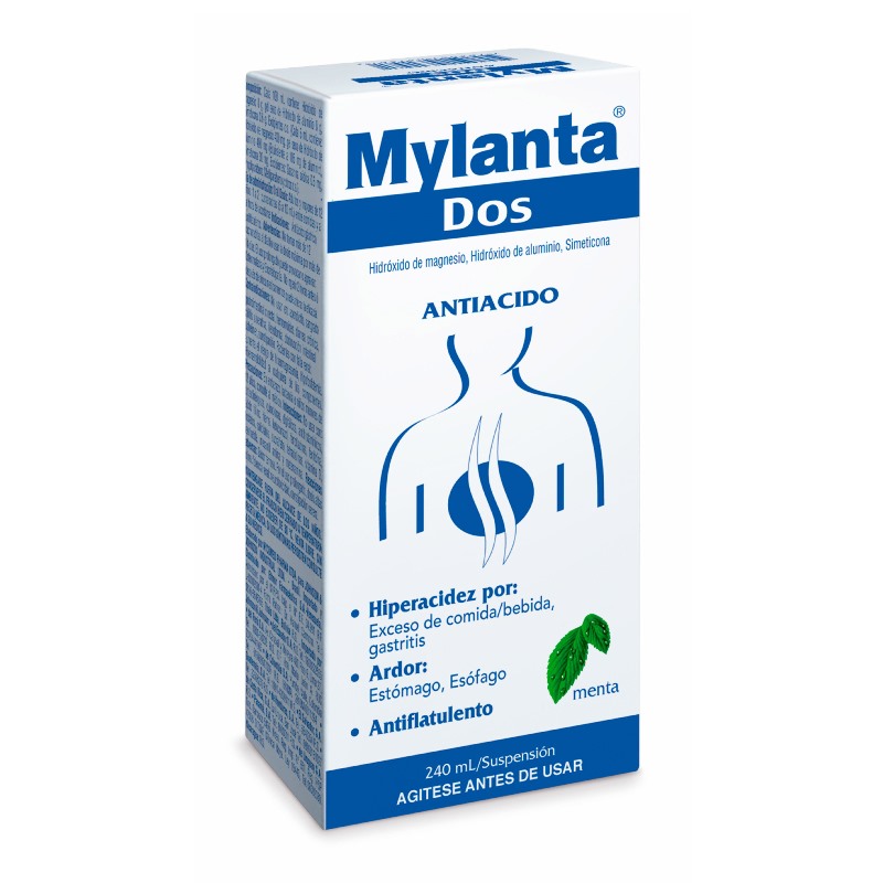 MYLANTA DOS MENTA LIQUIDA 240 ML - Imagen 2