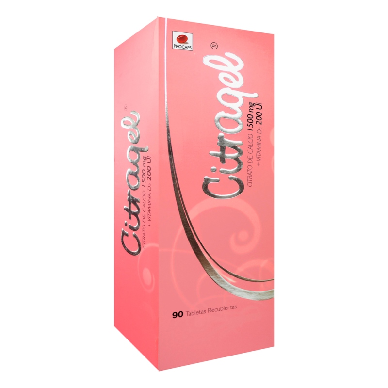 CITRAGEL 1500 MG/200 UI 90 TBS REC.(PAE) - Imagen 2