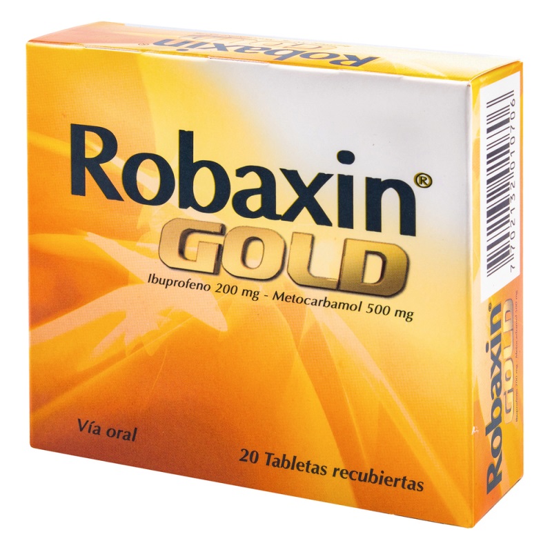 ROBAXIN GOLD 500 MG 20 TBS - Imagen 2
