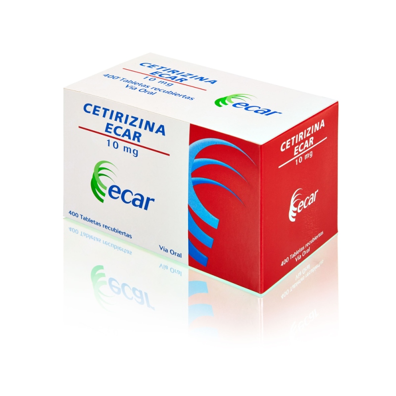 CETIRIZINA 10 MG 400 TABLETAS EC