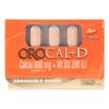 OROCAL D 30 TABLETAS MASTICABLES LP