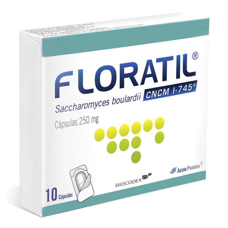 FLORATIL 250 MG 10 CAPSULAS - Imagen 2