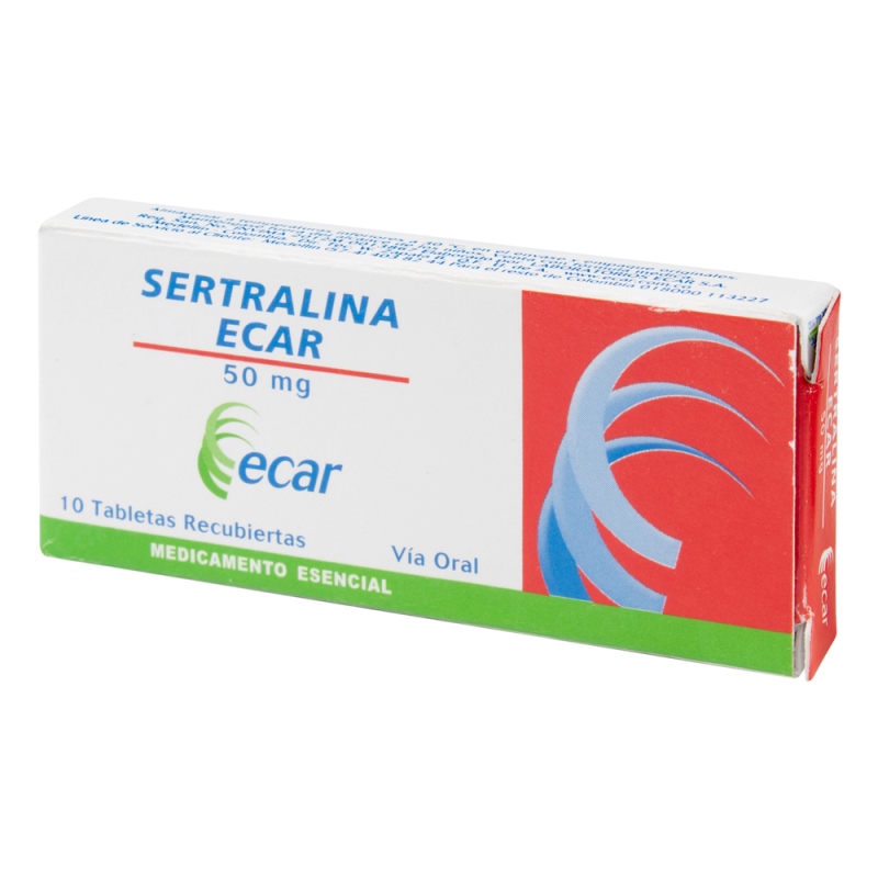 SERTRALINA 50 MG 10 TABLETAS EC - Imagen 2
