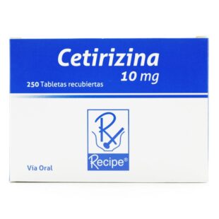 CETIRIZINA 10 MG 250 TABLETAS RC