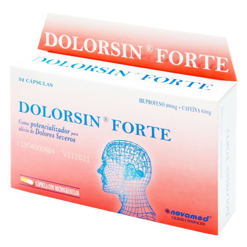 DOLORSIN FORTE 200 MG 32 CAPSULAS - Imagen 2