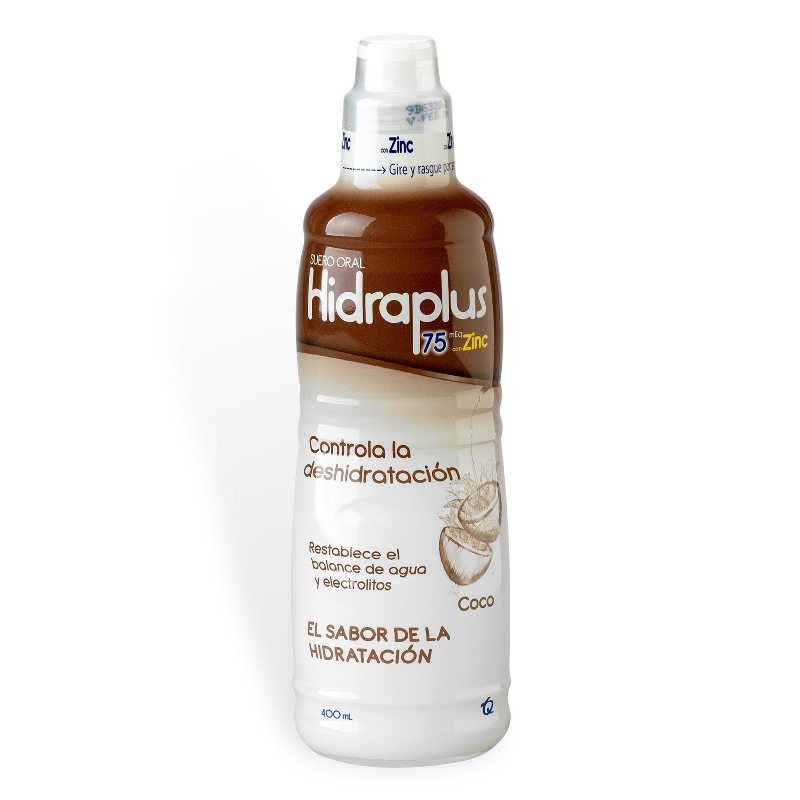 HIDRAPLUS 75 ZINC COCO 400 ML SUERO O