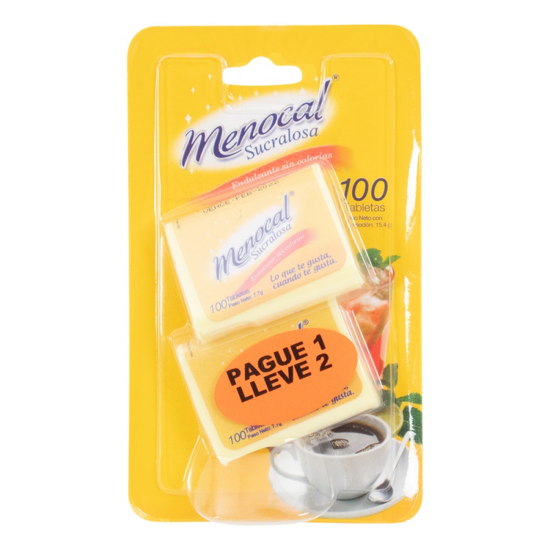 MENOCAL SUCRALOSA 100 TBS PG.1 LLE.2