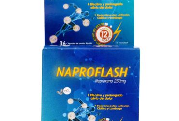 NAPROFLASH 250 MG 36 CAPSULAS