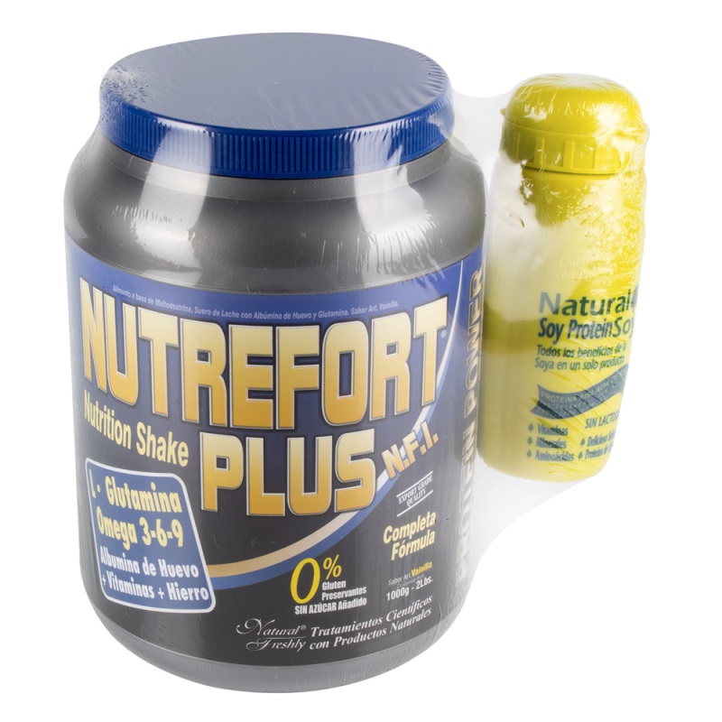 NUTREFORT PLUS VAINILLA 1000G.+BOTILITO - Imagen 2