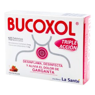 BUCOXOL TRIPLE ACCION F.ROJOS 10 TBS