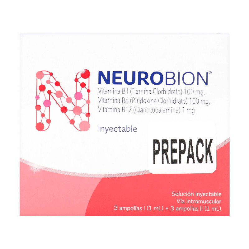 PREPACK NEUROBION 3 AMPOLLAS 2X3