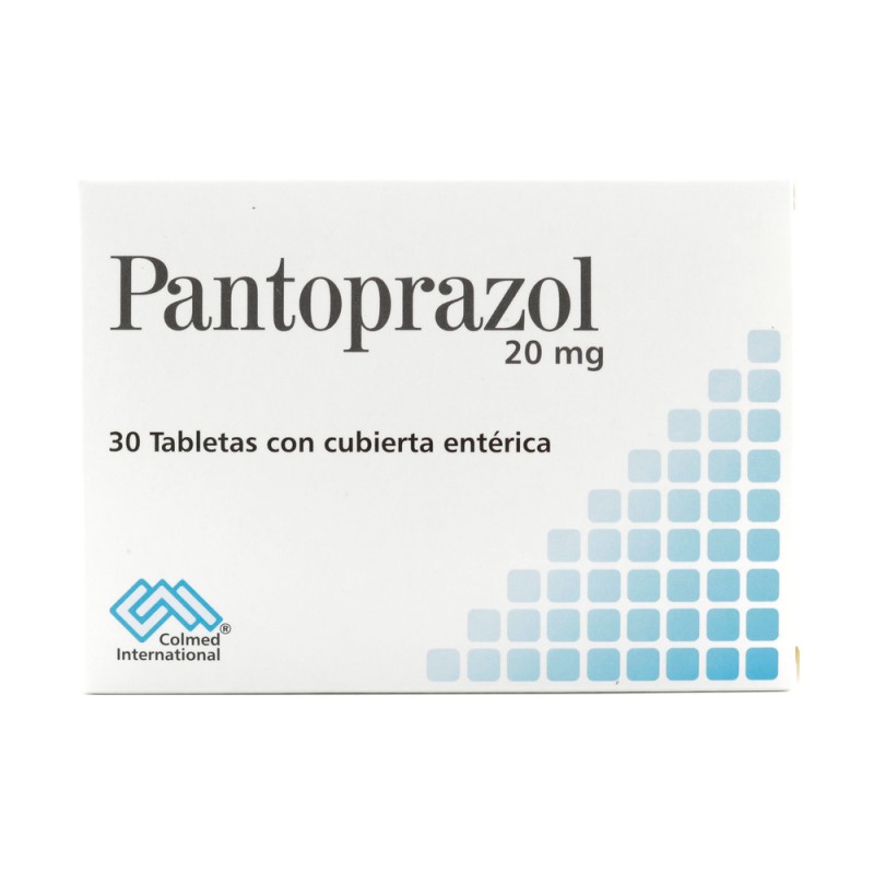PANTOPRAZOL 20 MG 30 TABLETAS PC