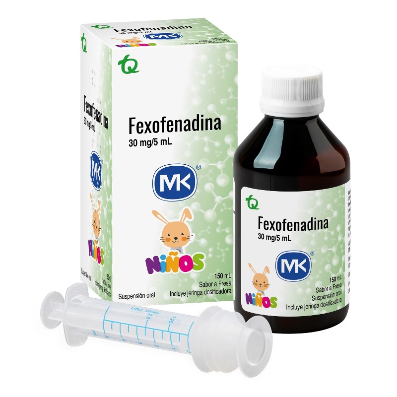 FEXOFENADINA 30Mg/5ML JARABE 150 ML MK
