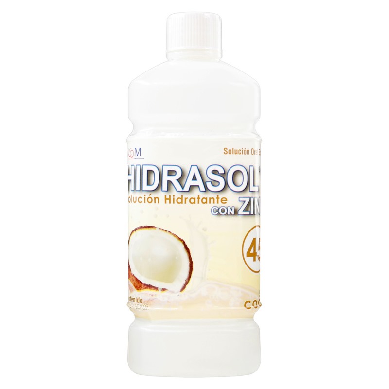 HIDRASOL 45 CON ZINC COCO 500ML ICOM