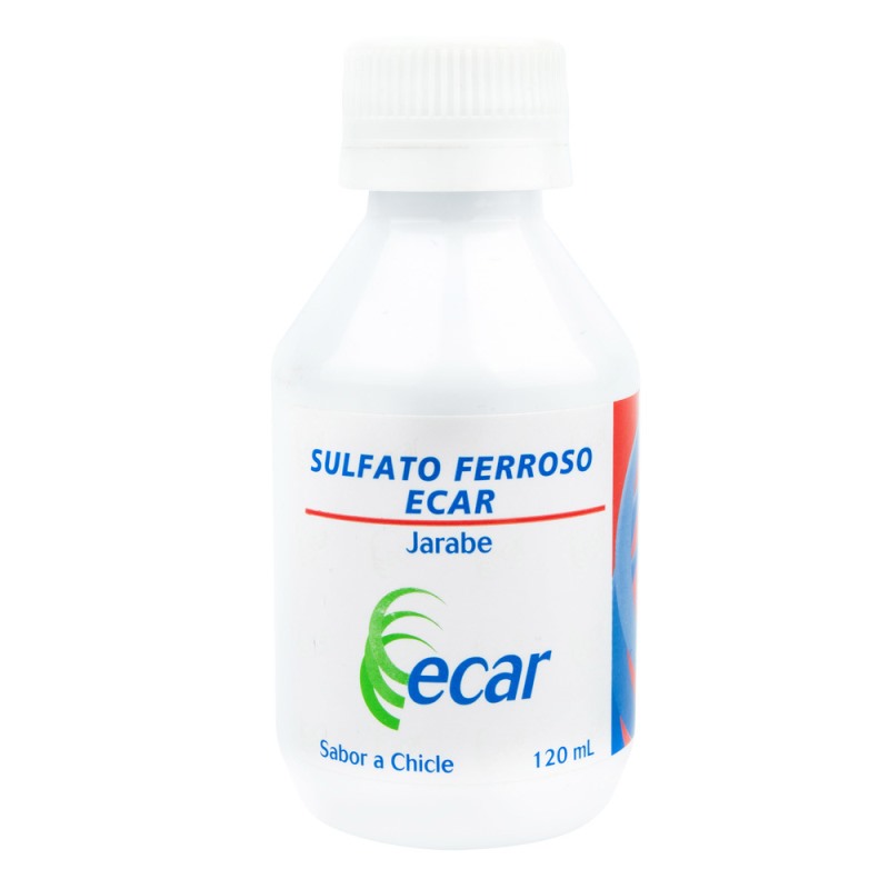 SULFATO FERROSO CHICLE JARABE 120 ML EC