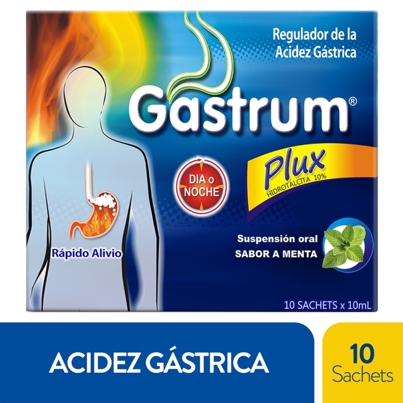 GASTRUM PLUS MENTA 10 ML 10 SBS