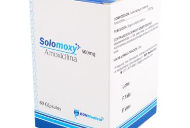 AMOXICILINA SOLOMOXY 500 MG 60 CAPSULAS