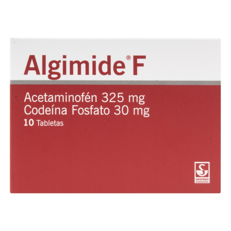 ALGIMIDE F 325/30 MG 10 TBS ACETA/CODEIN