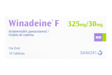 WINADEINE F 325/30 MG 10 TABLETAS
