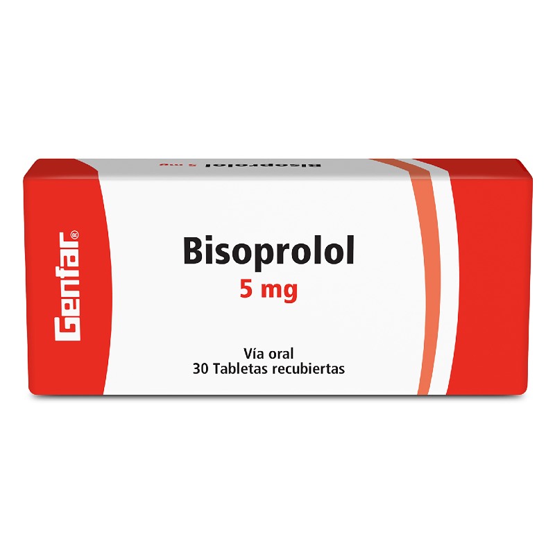BISOPROLOL 5 MG 30 TABLETAS GF(P)21039
