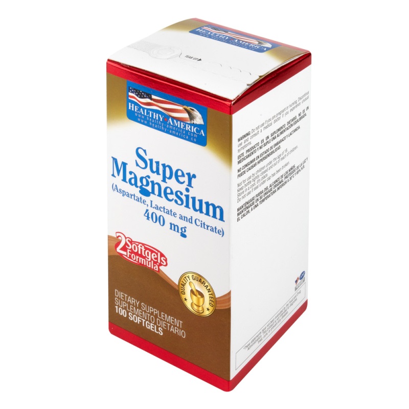 SUPER MAGNESIUM 400 MG 100 SOFTGELS - Imagen 2