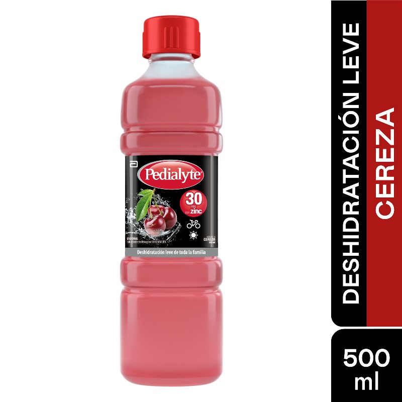 PEDIALYTE CON ZINC 30 CEREZA 500 ML(PDC)