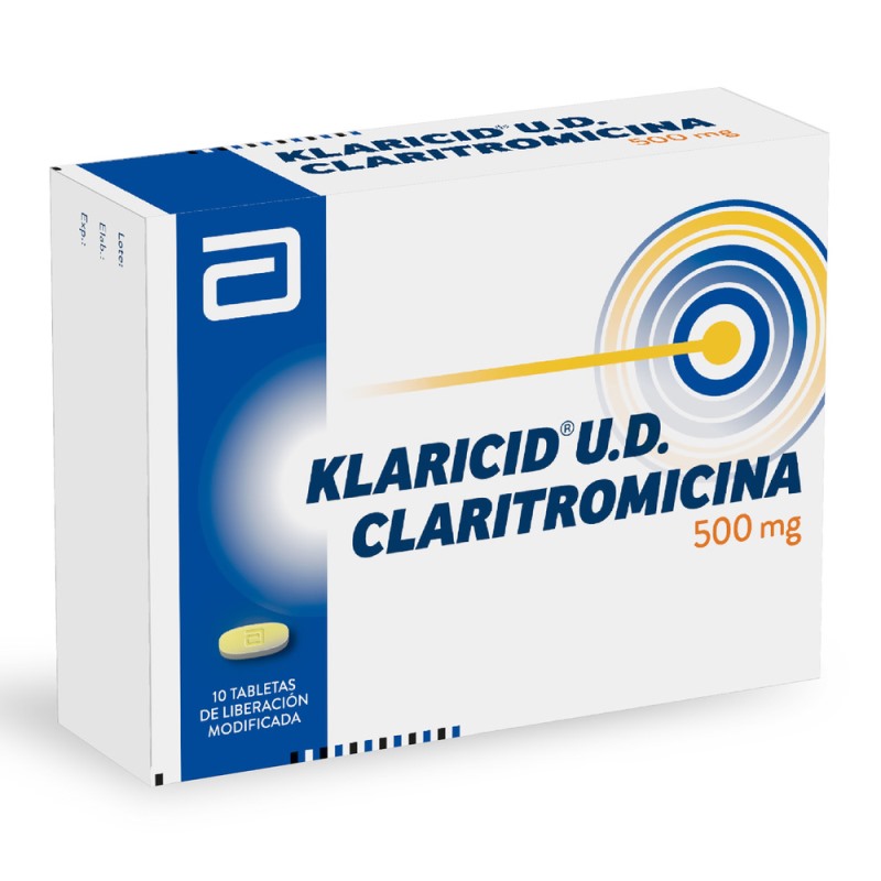 KLARICID U.D 500 MG 10 TBS (A)(3%+)(PAE)