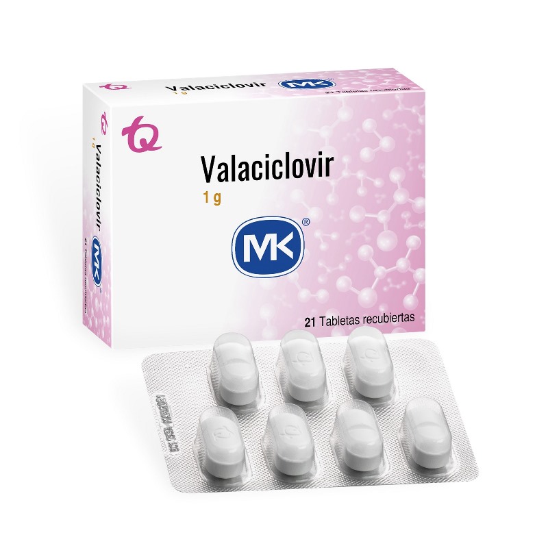 VALACICLOVIR 1 G 21 TBS MK (A)(3%+)(PAE)