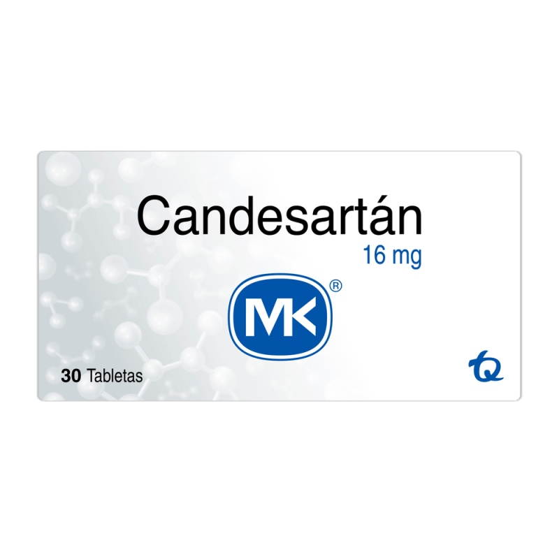 CANDESARTAN 16 MG 30 TABLETAS MK(P)33696