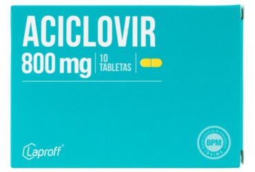 ACICLOVIR 800 MG 10 TABLETAS LP